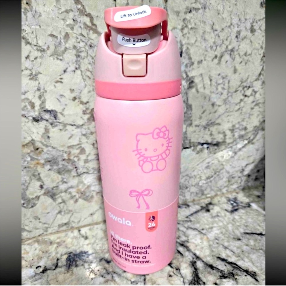 Owala 32oz Insulated Water Bottle with Built-in Straw hello kitty viral